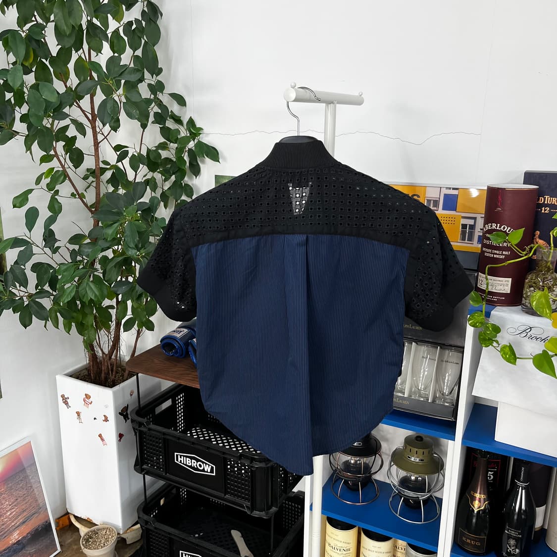 디젤 블랙골드 레이어드 펀칭 집업 40 상품이미지6