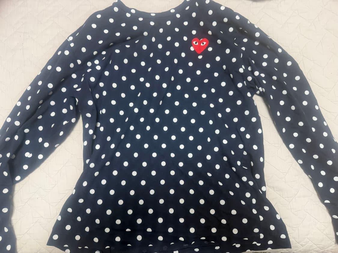 꼼데가르송 도트 티 상품이미지2