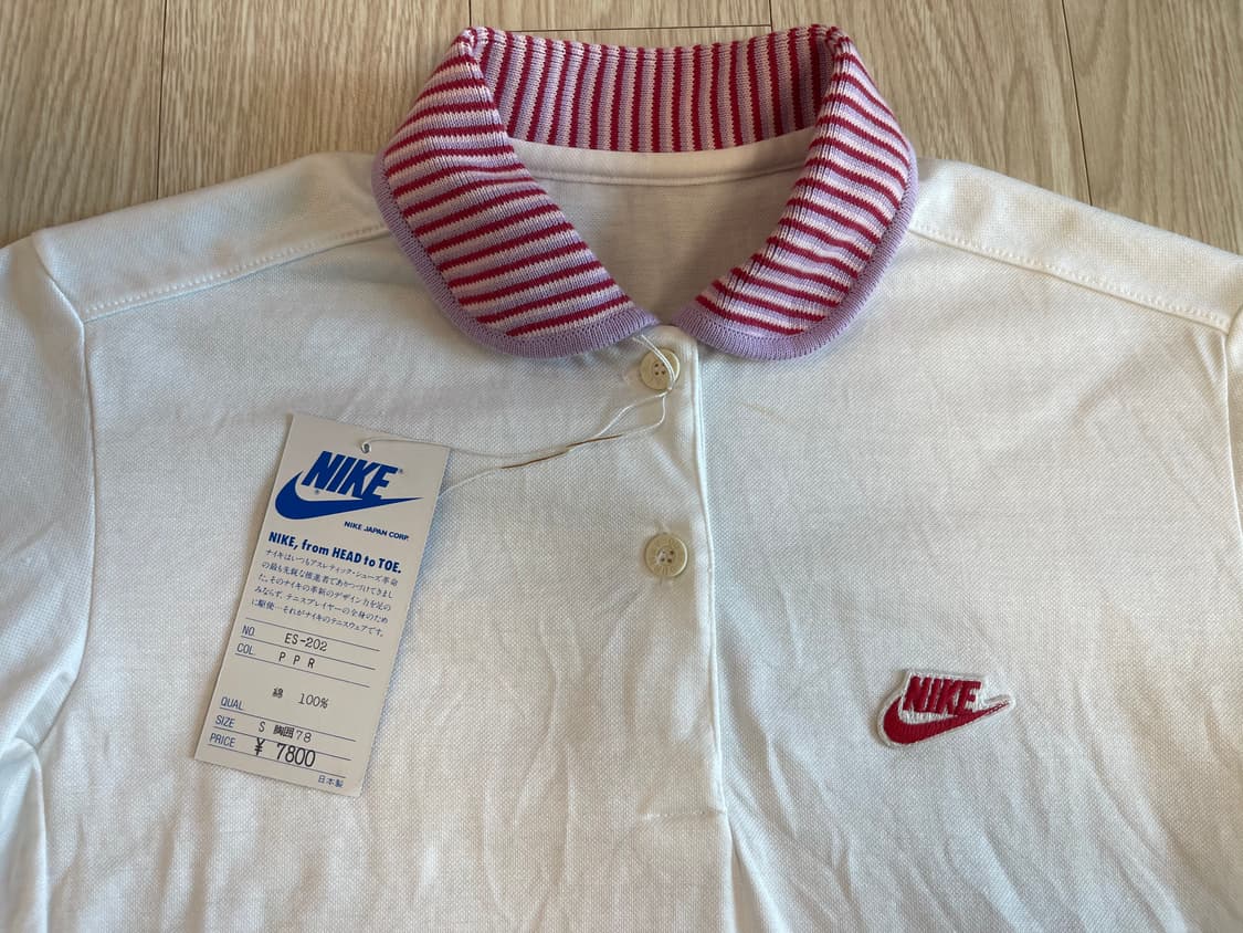 나이키 80s 올드 폴로 피케 우먼스 티셔츠 NIKE OLD 13번 상품이미지2