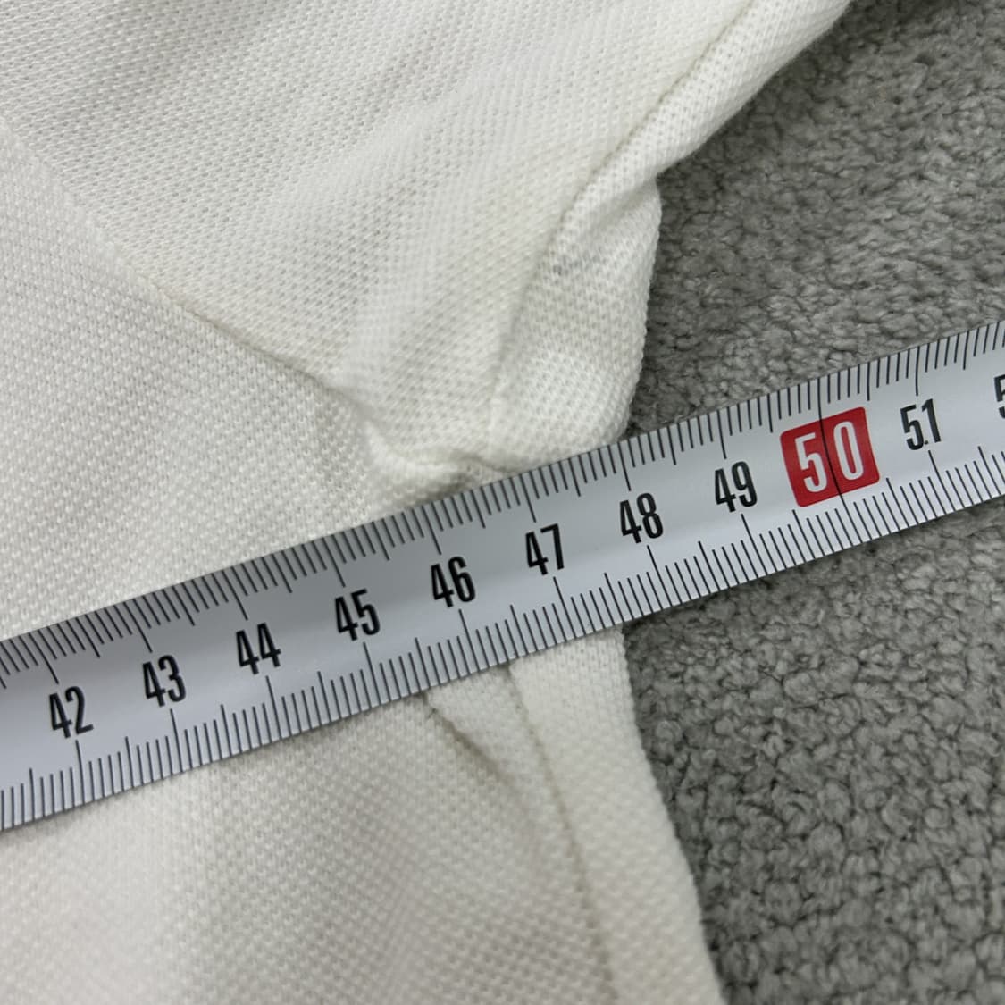 꼼데가르송 정품 블랙 하트 반팔 폴로티 화이트 2XL 상품이미지4