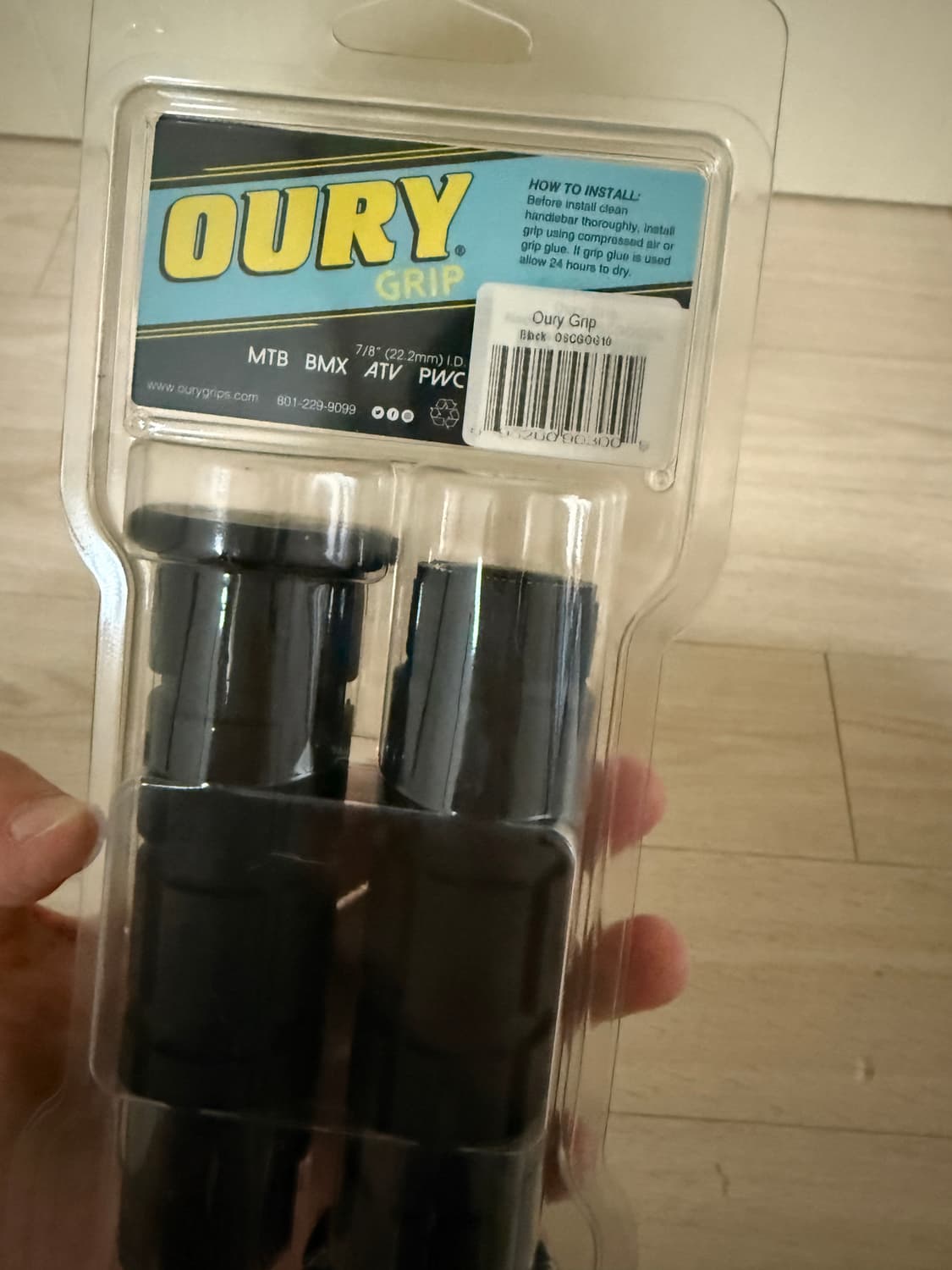 오리그립 OURY GRIP 자전거 그립 블랙 상품이미지3