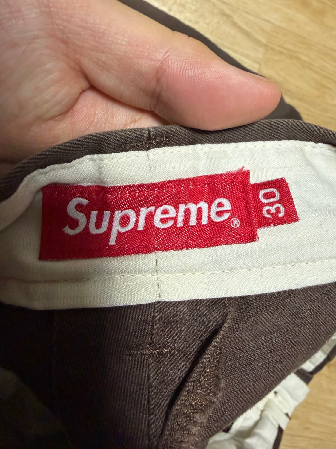 슈프림 핀업 치노 팬츠 브라운 상품이미지5