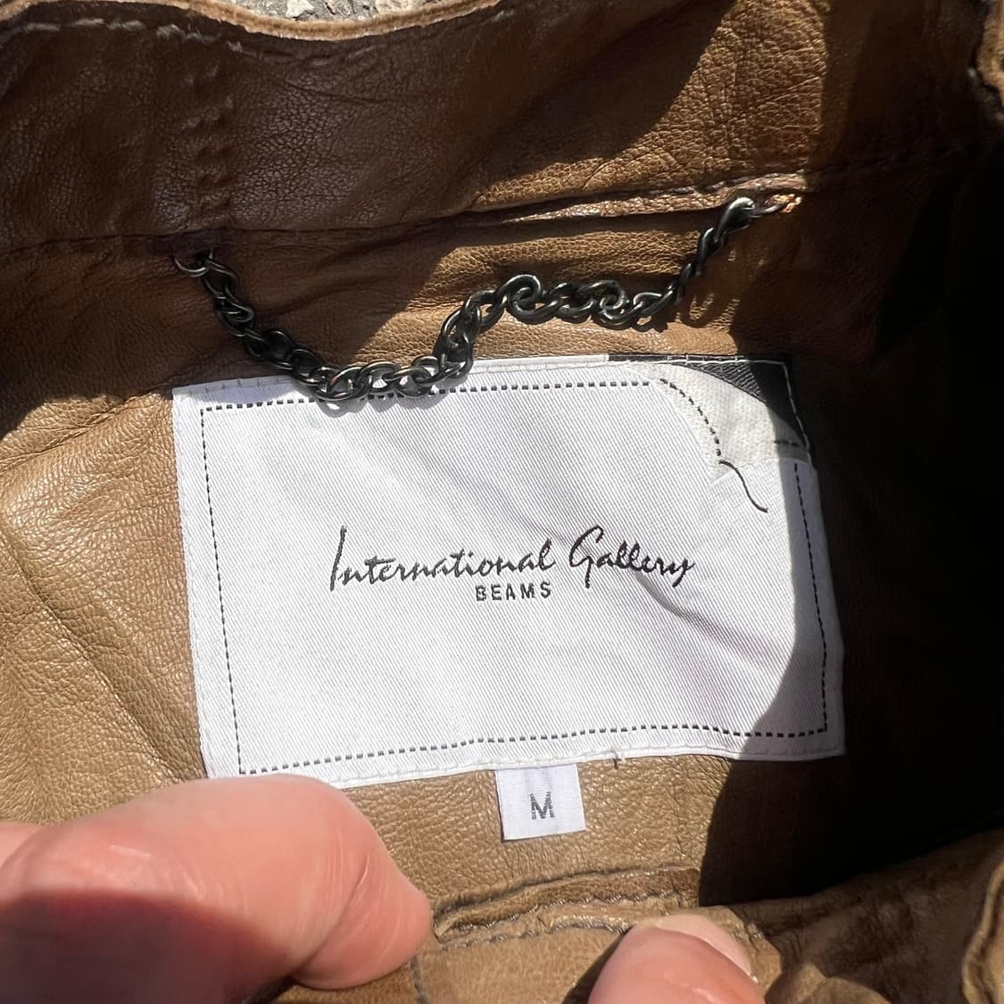 International Gallery Beams 쉽스킨 레더 자켓 상품이미지9