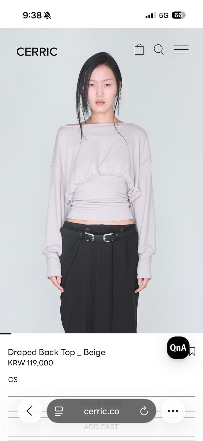 세릭 드레이프 백탑 베이지 상품이미지2