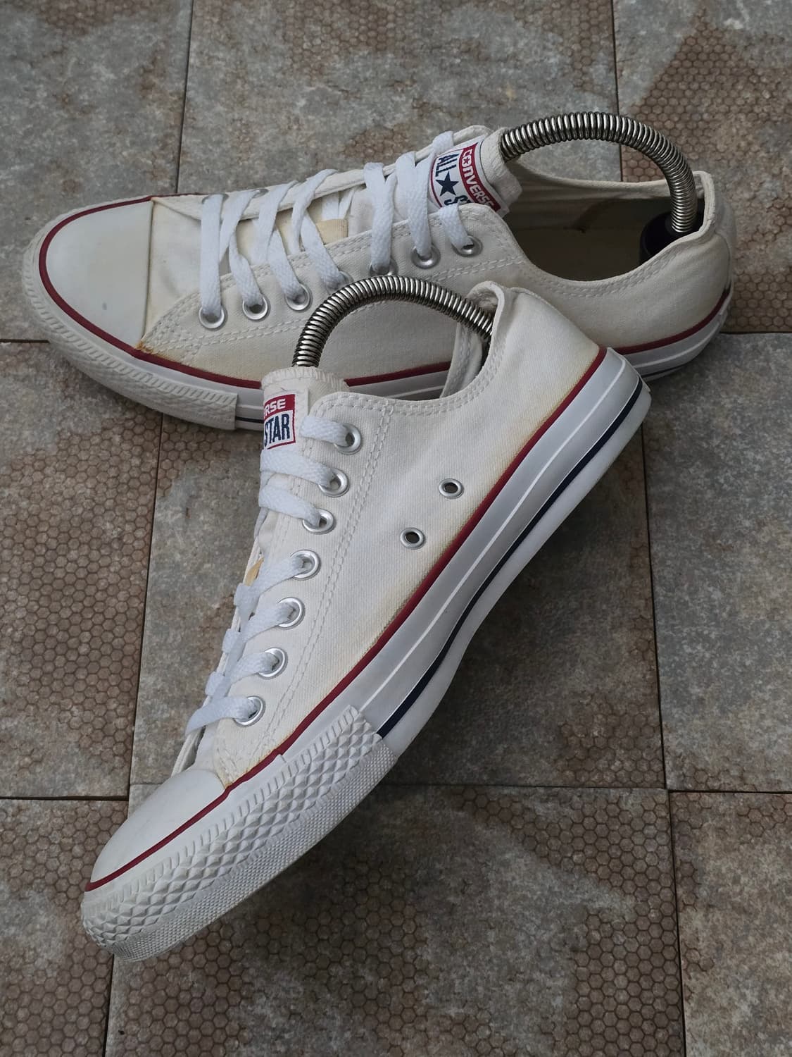 (270)컨버스 척테일러 올스타 로우 화이트 상품이미지5