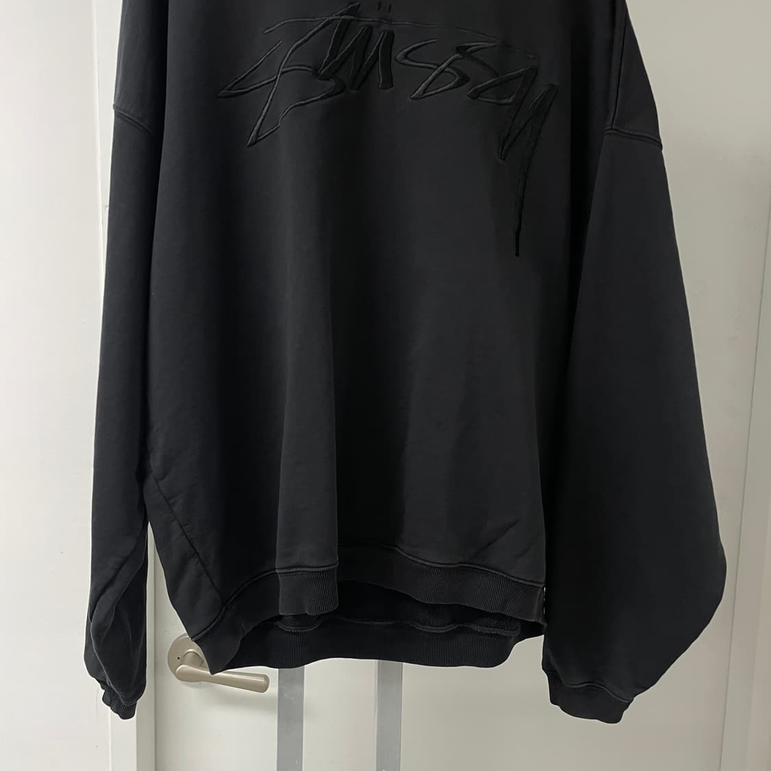 스투시 자수 로고 맨투맨 L 상품이미지3