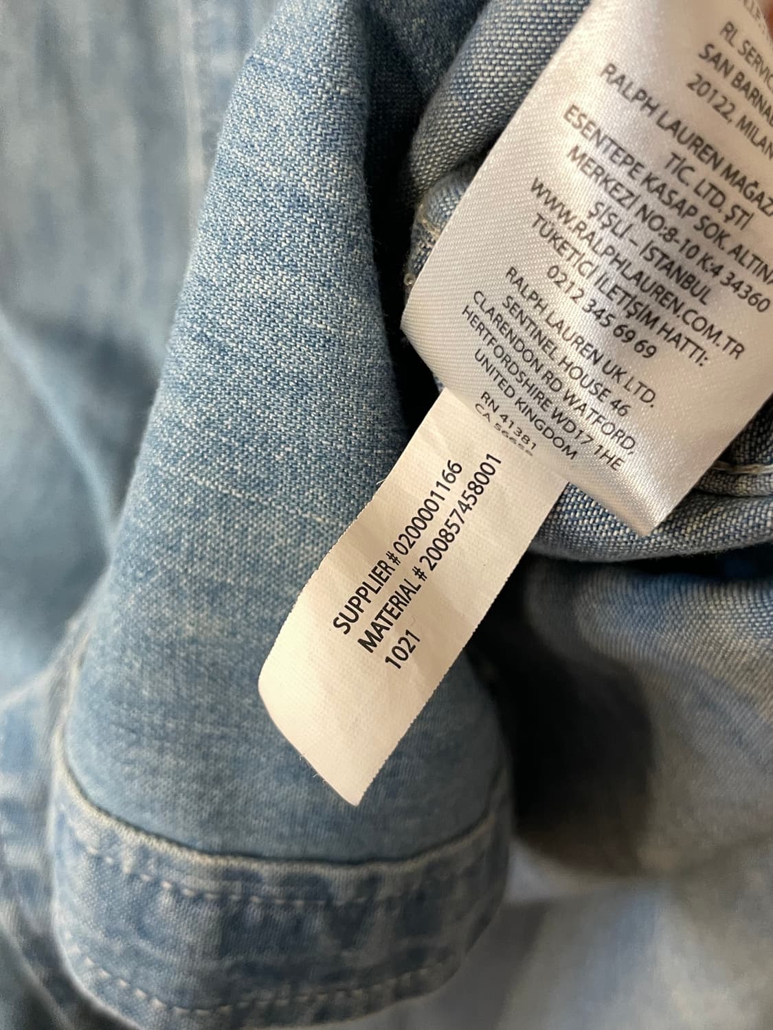 로렌랄프로렌 데님 셔츠  상품이미지8