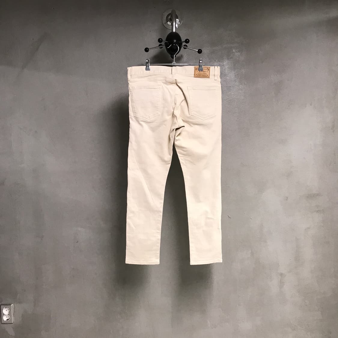 폴로 랄프로렌 코튼 팬츠 아이보리 34/32 상품이미지6