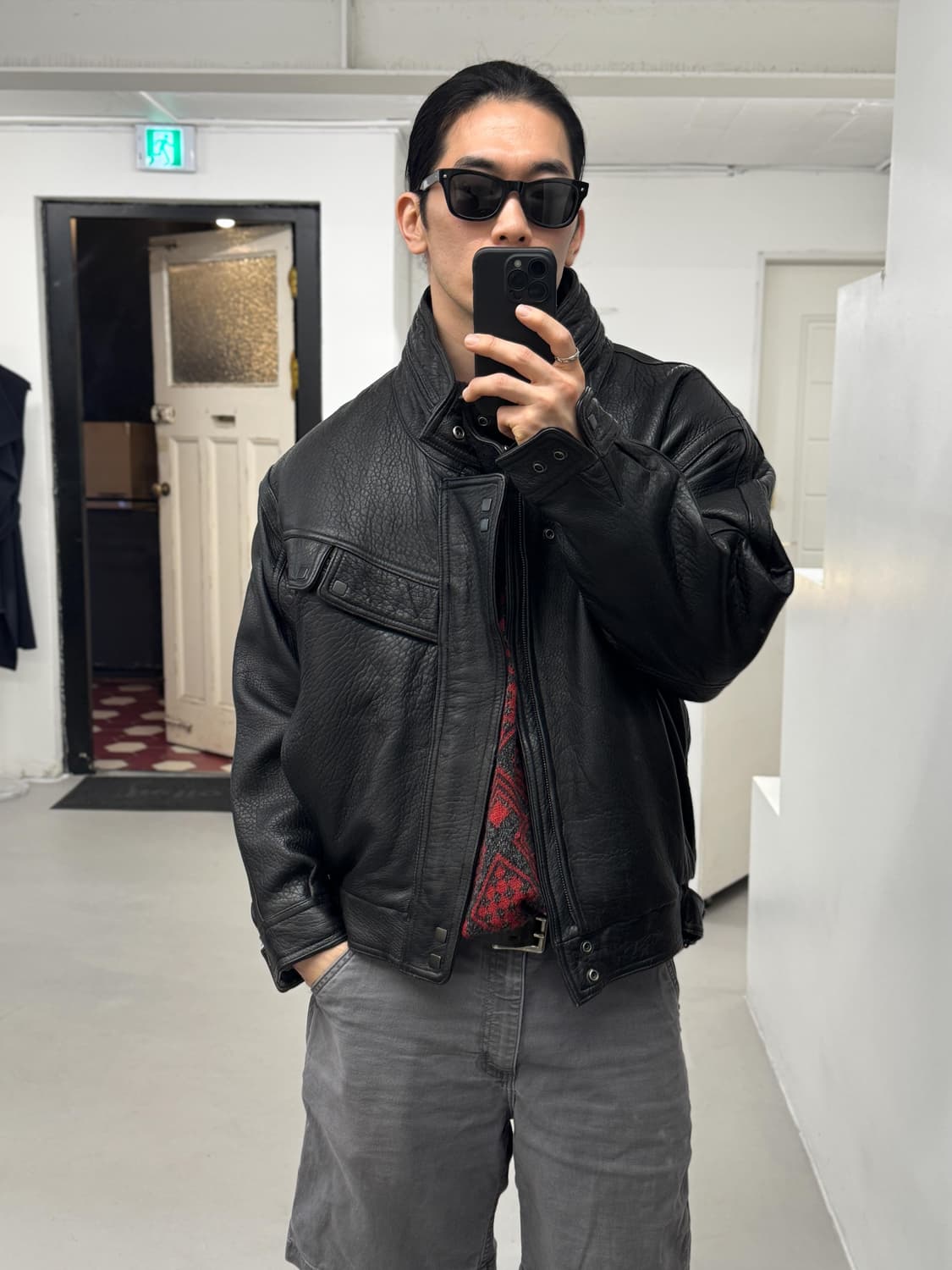 레더 블루종 상품이미지7