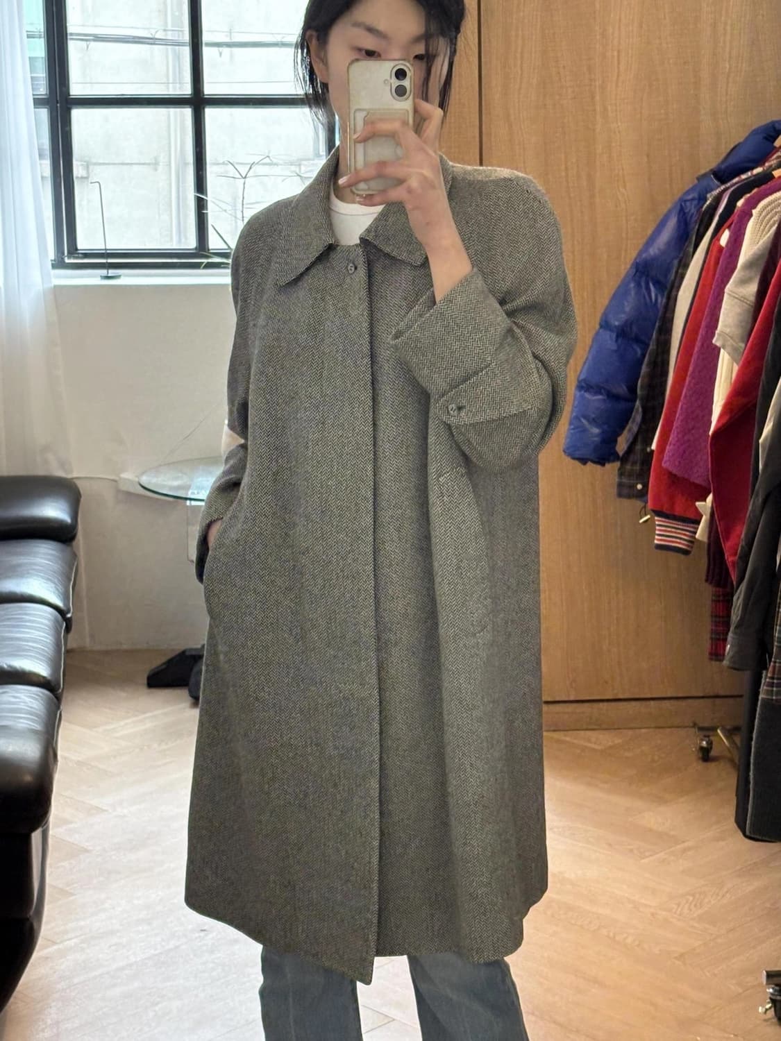 Harrisons herringbone coat  상품이미지4