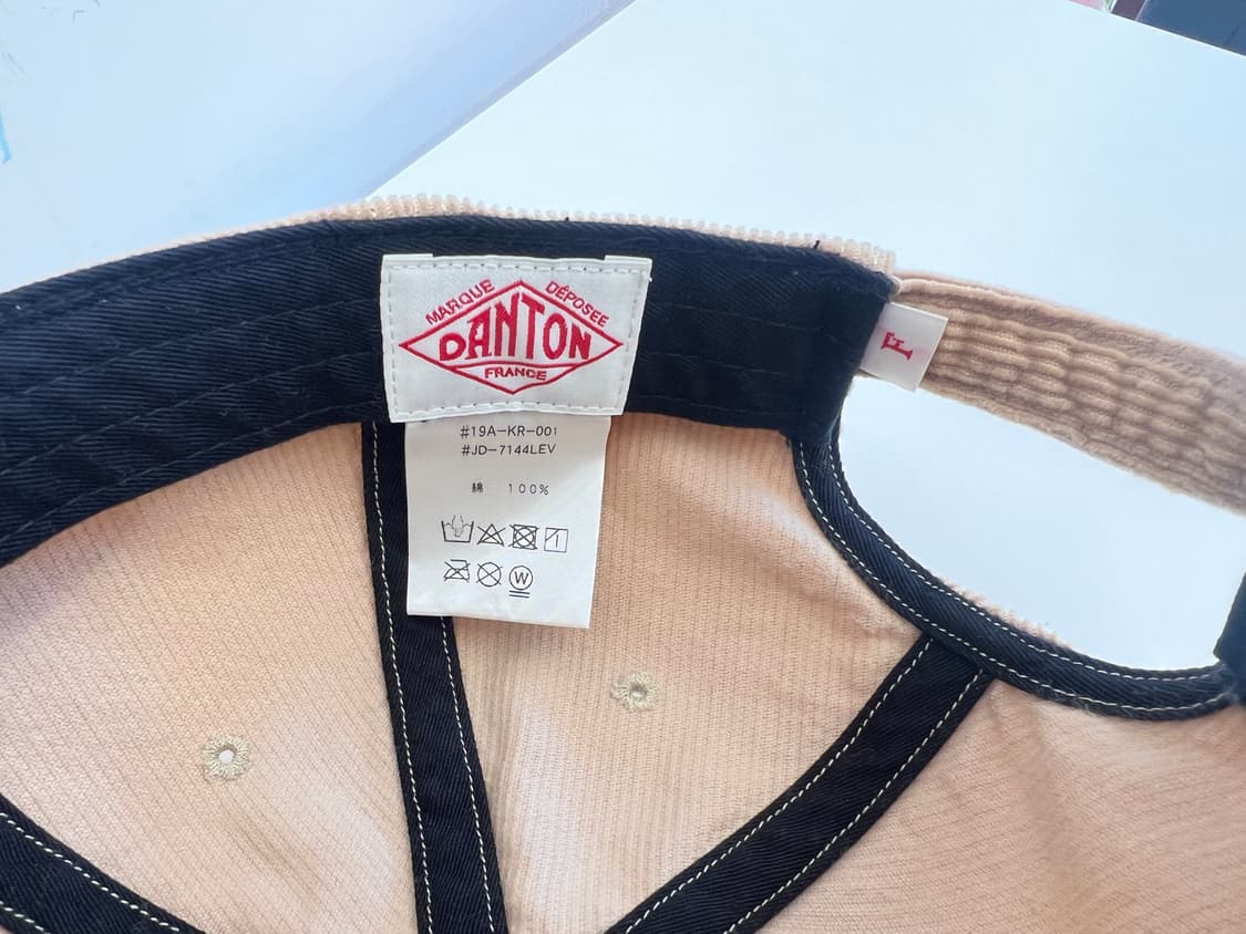 단톤(DANTON) 코듀로이 6패널 캡 JD-7144 LEV 상품이미지7