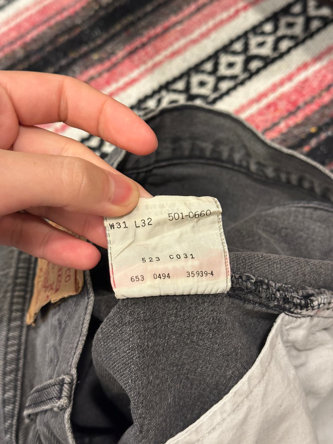 90s Made in USA 리바이스 501 W31 L32 상품이미지4