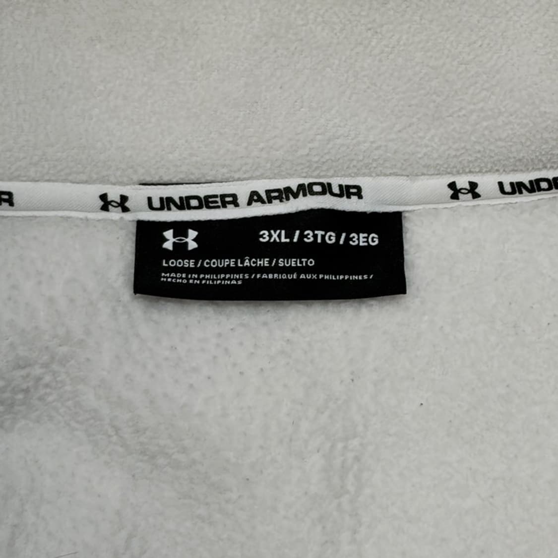 UNDER ARMOUR 화이트 플리스 3XL 상품이미지5