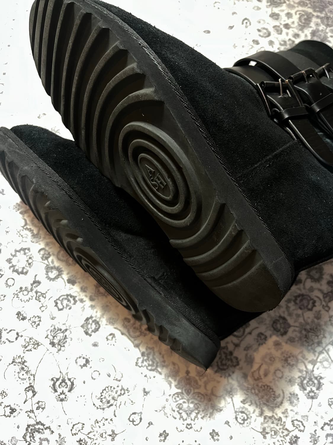 230 Ash 아쉬 히든 웨지 스웨이드 멀티 버클 부츠 상품이미지6