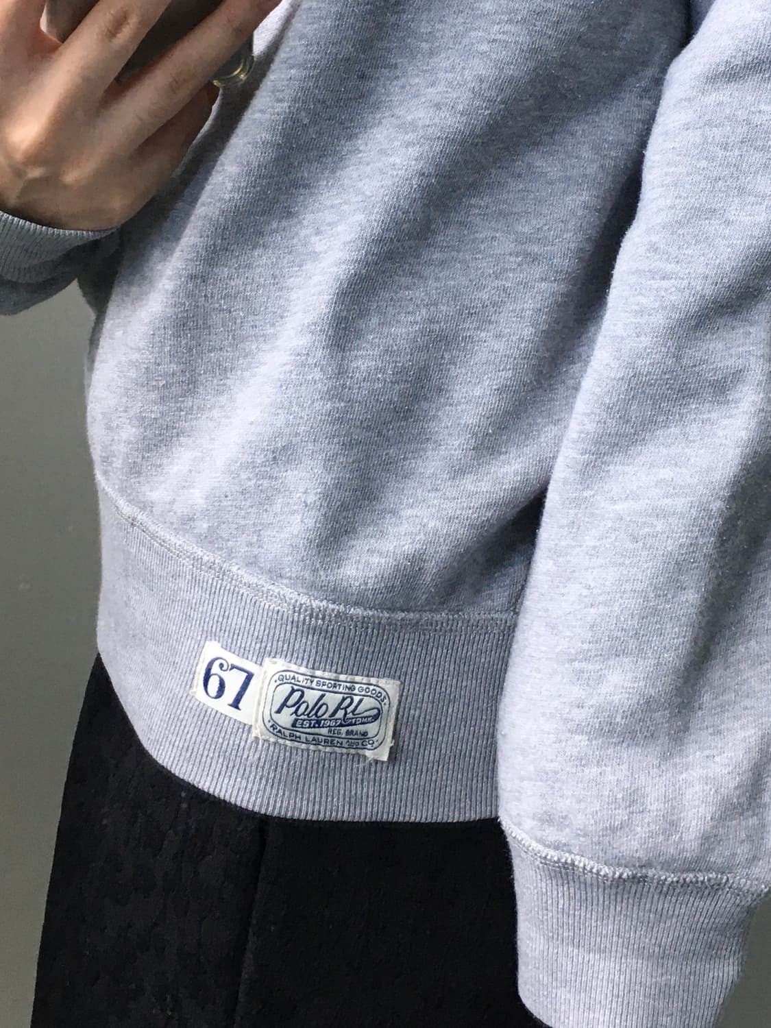 Polo 폴로 랄프로렌 그레이 빅로고 맨투맨 상품이미지3