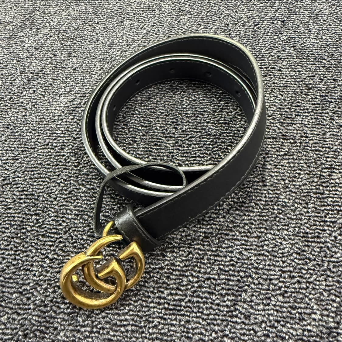 구찌 여성 스몰로고 금장 버클 벨트 상품이미지2