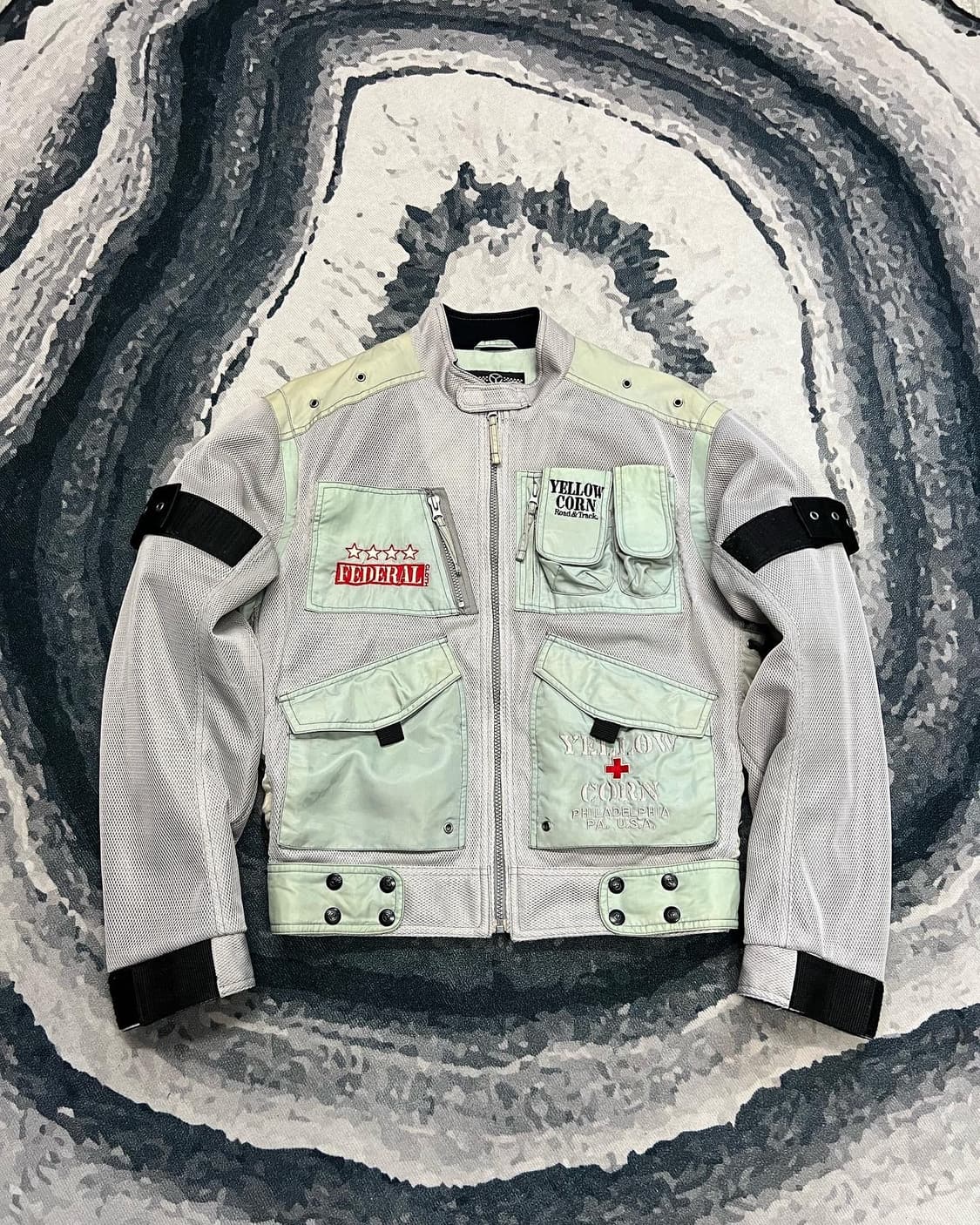 MESH NYLON RACING JACKET 상품이미지1