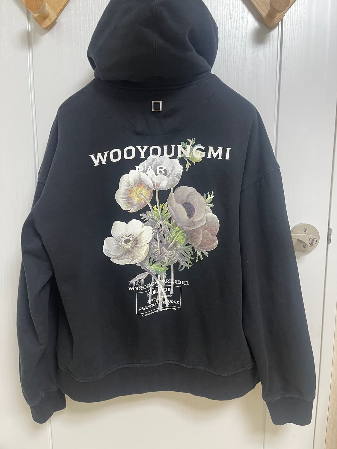 우영미 플라워 후드티  50사이즈 상품이미지1