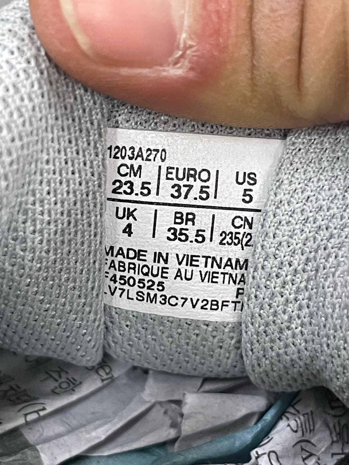 아식스 젤 퀀텀 키네틱 미드 그레이 235 상품이미지7