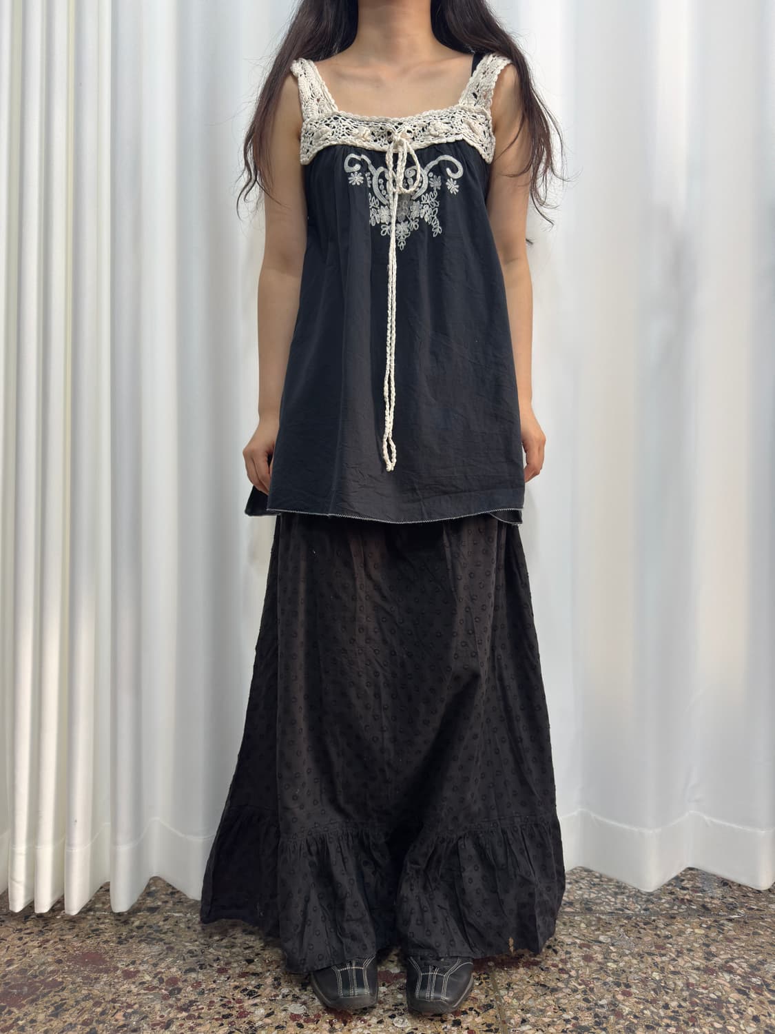 dot mori skirt 상품이미지2