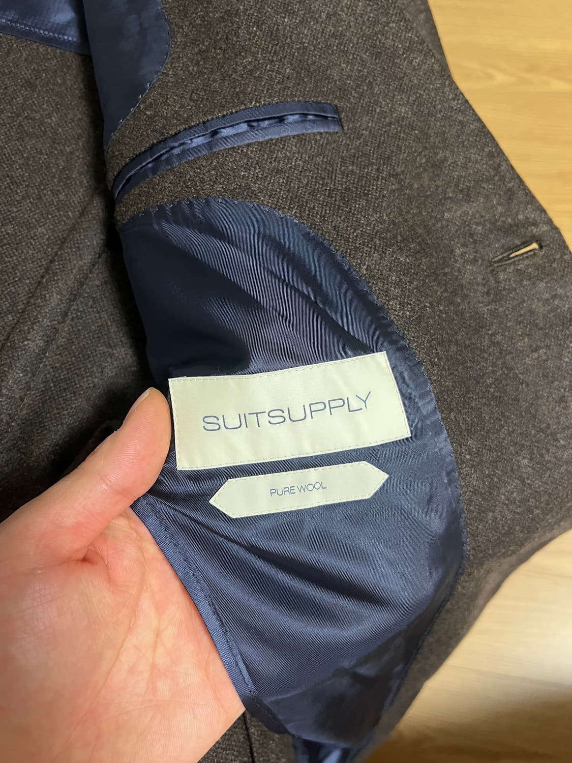 수트서플라이 다크 브라운 블레이저 자켓 40R(50) 상품이미지6