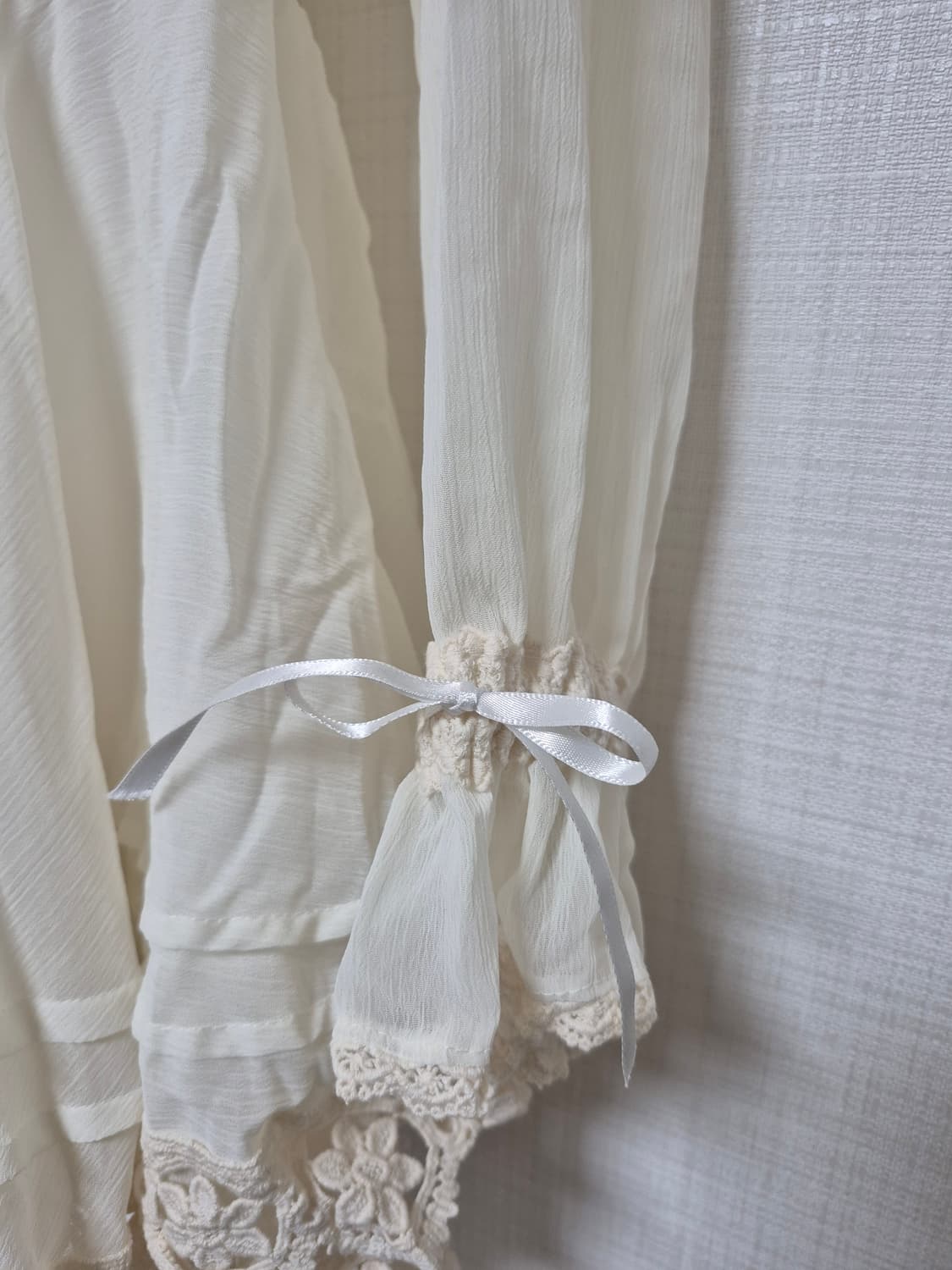 리즈리사 샘플 초고전템 럭셔리 히메갸루 원피스 아이보리 상품이미지5