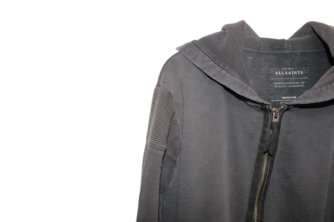 올세인츠 피그먼트 워시드다잉 후드집업 상품이미지4