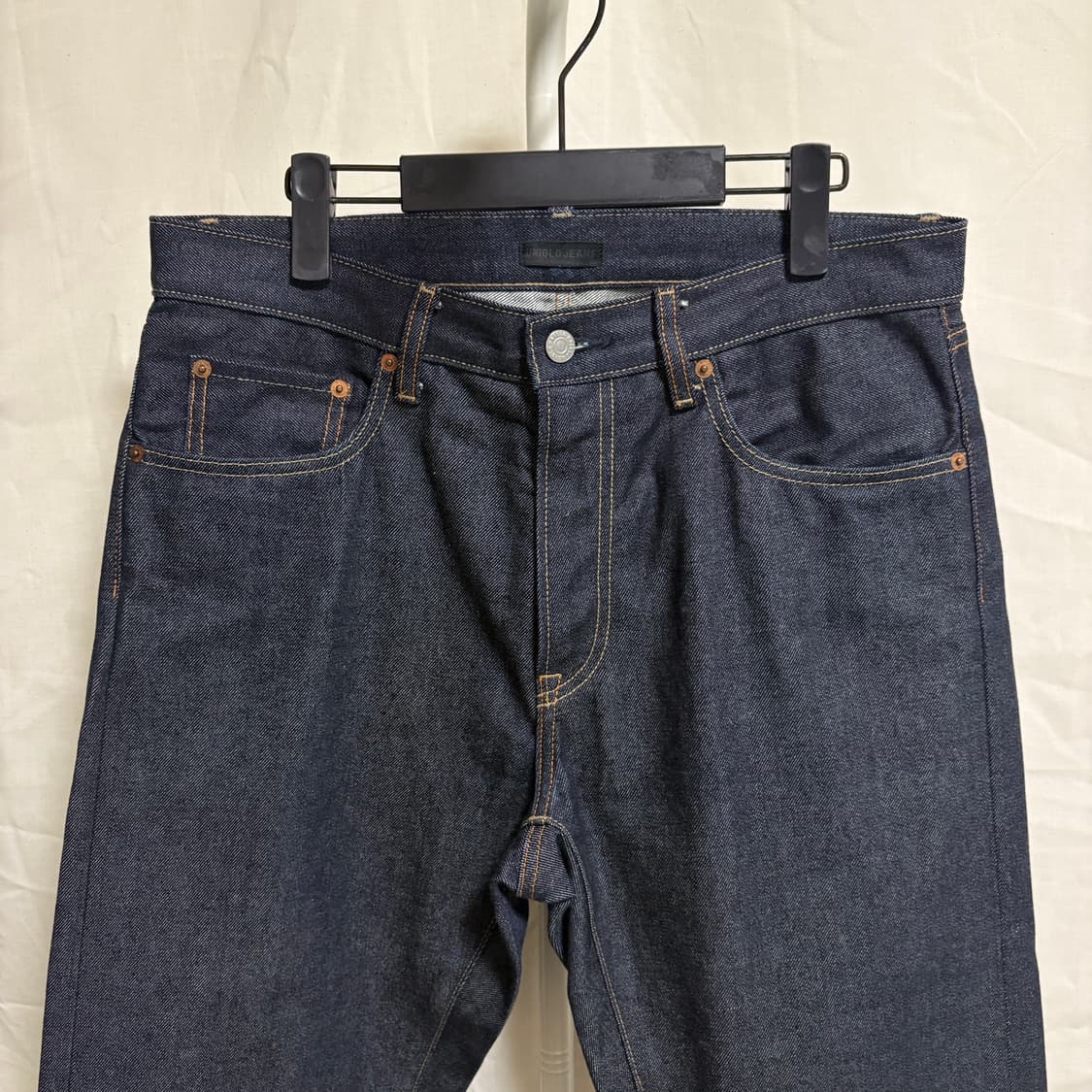 유니클로 셀비지 레귤러핏 데님팬츠 / 32 상품이미지2