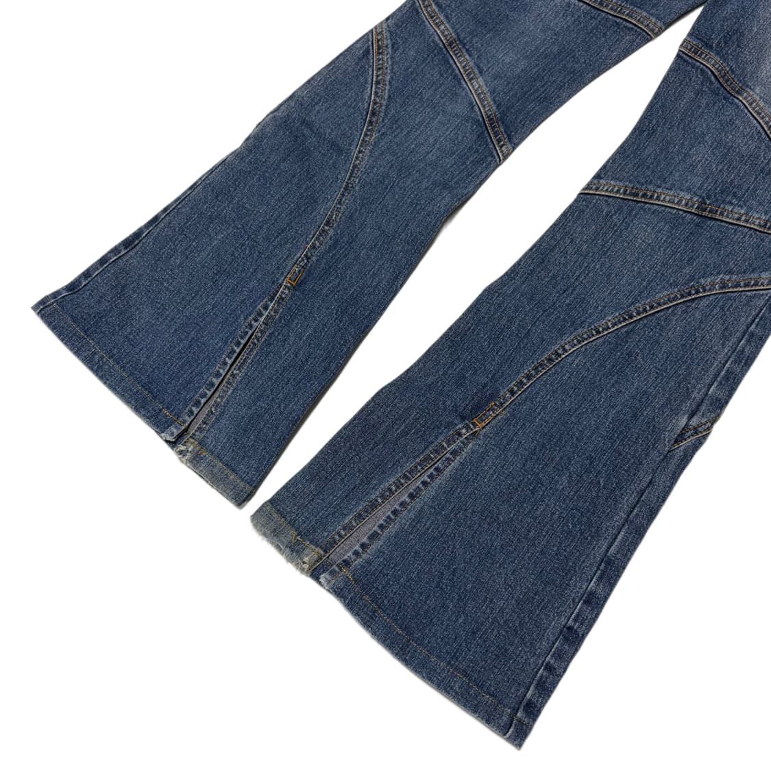 Cut line wide boot cut jeans  상품이미지4