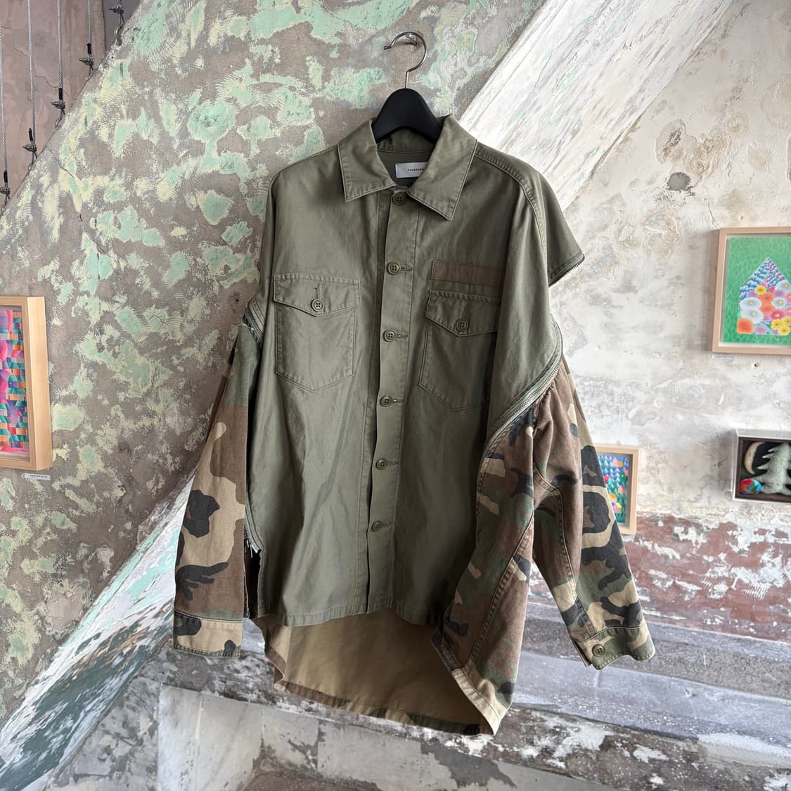 파세타즘 지퍼 아미 셔츠 상품이미지9