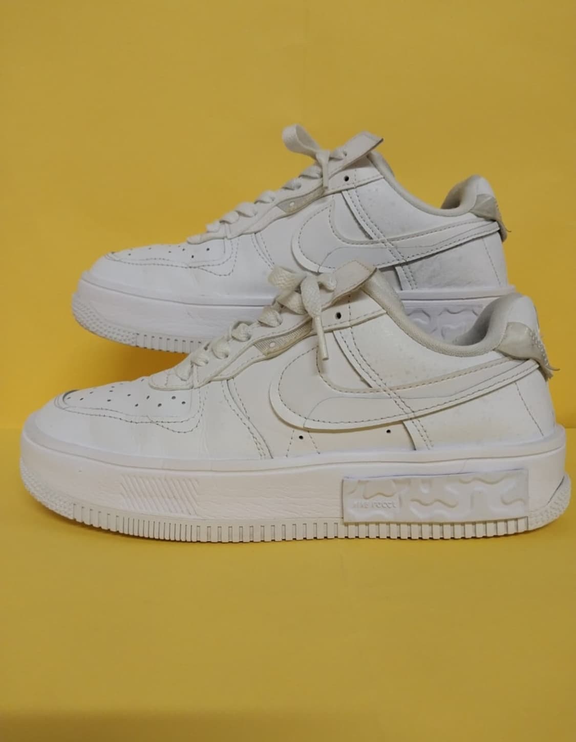 여성 나이키 에어포스1 폰탄카 올화이트 운동화 (250) 상품이미지1