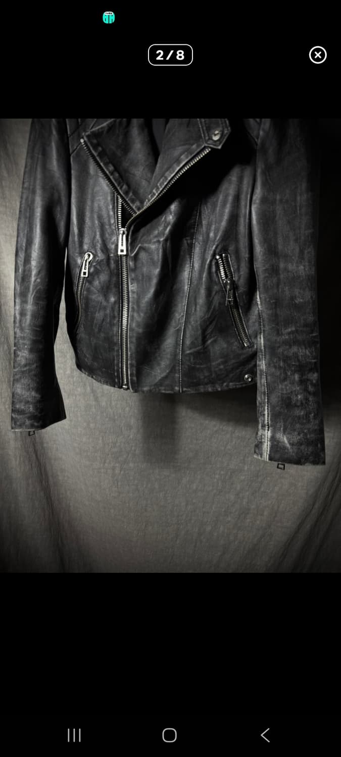 쟈딕앤볼테르 워싱 레더 자켓 상품이미지2