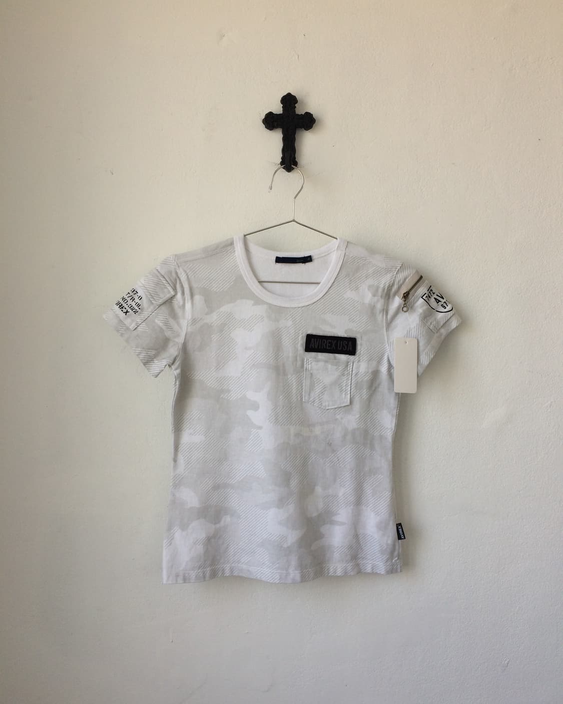 Avirex camo pattern t shirt 상품이미지2