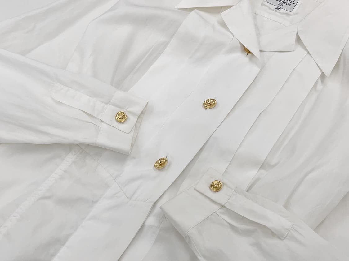 샤넬 부티크 오픈카라 셔츠 상품이미지1