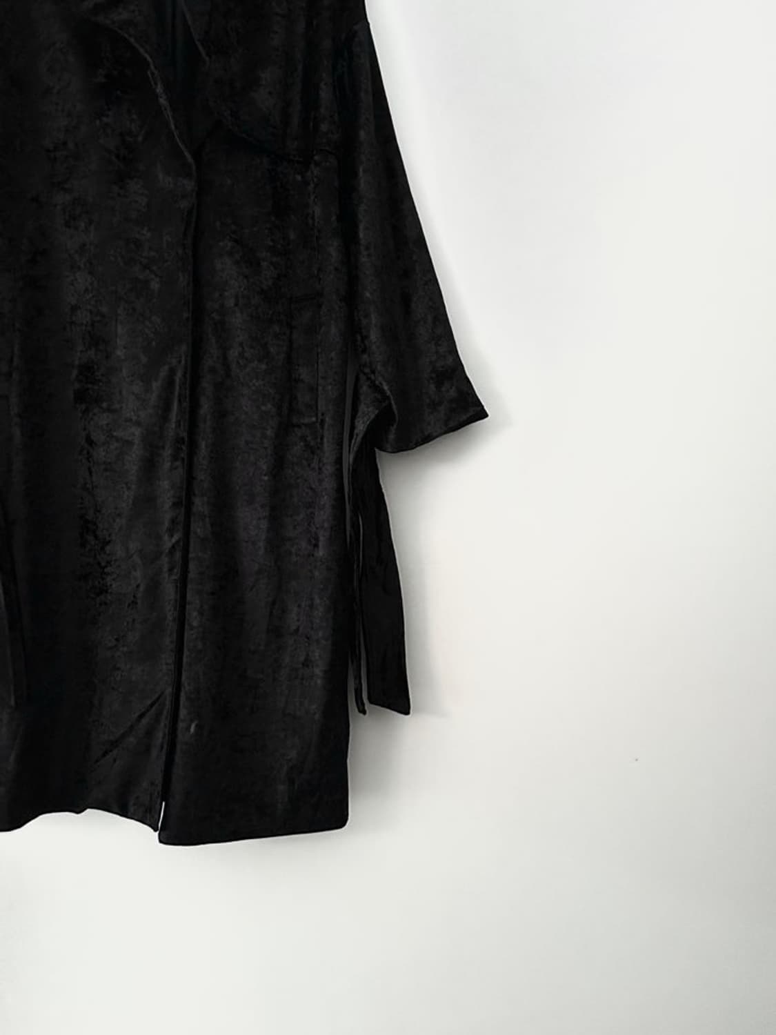 Velvet hunt long jacket / black 상품이미지5