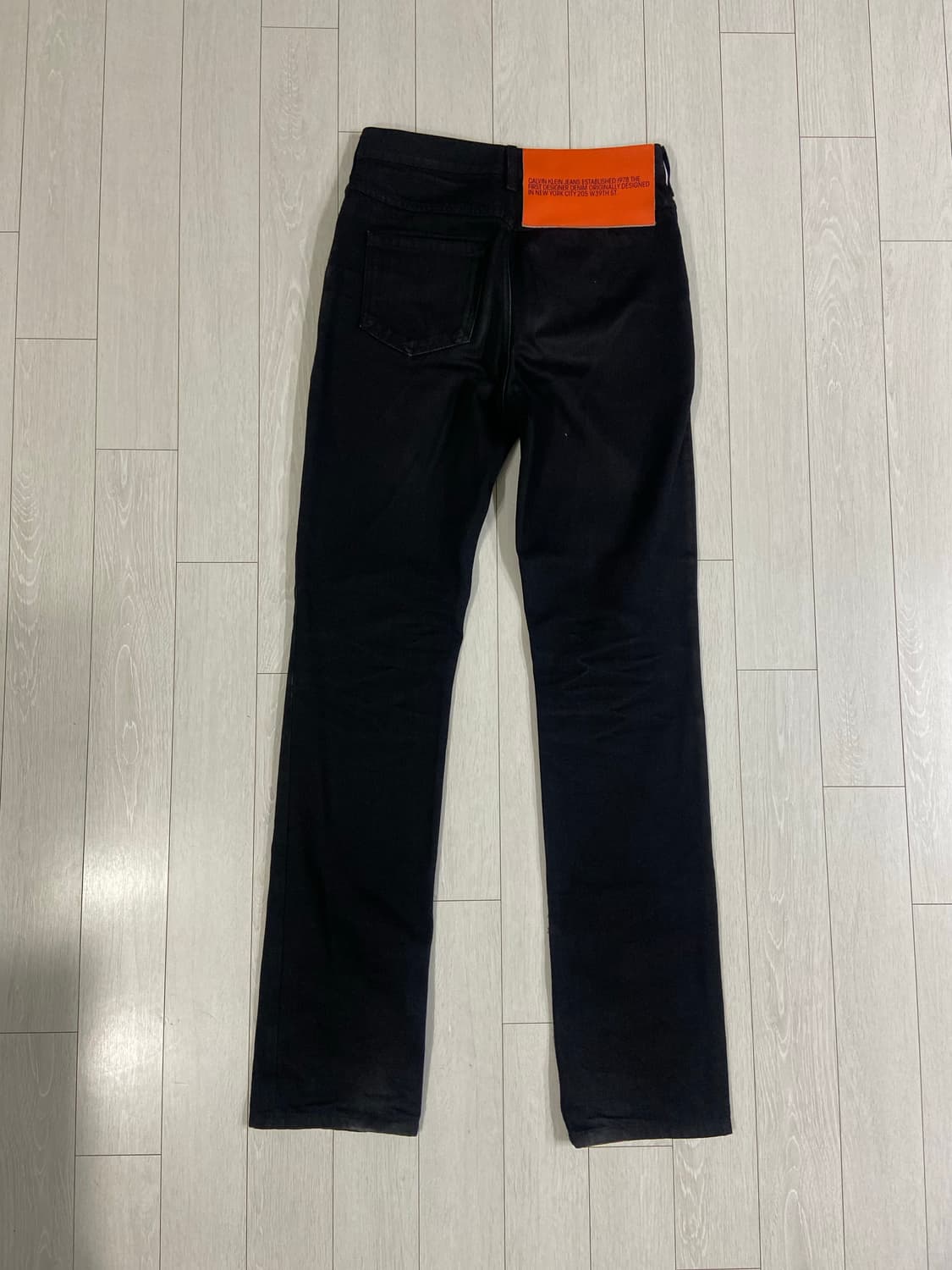 [30] 캘빈클라인 205w39nyc 블랙 데님 팬츠 상품이미지4