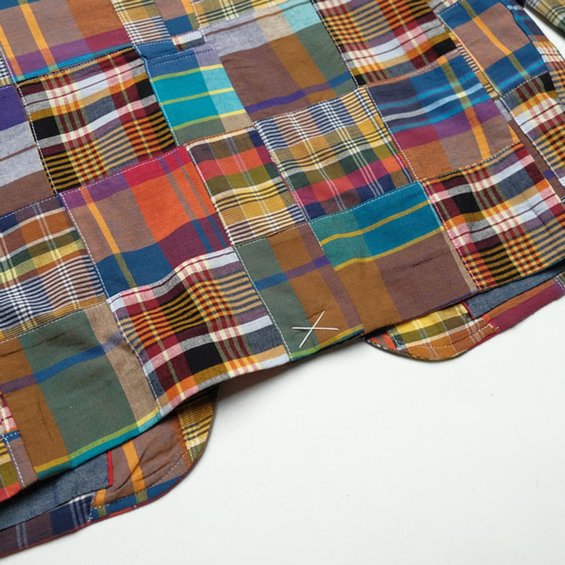 X블루블루 madras patchwork blazer 상품이미지10
