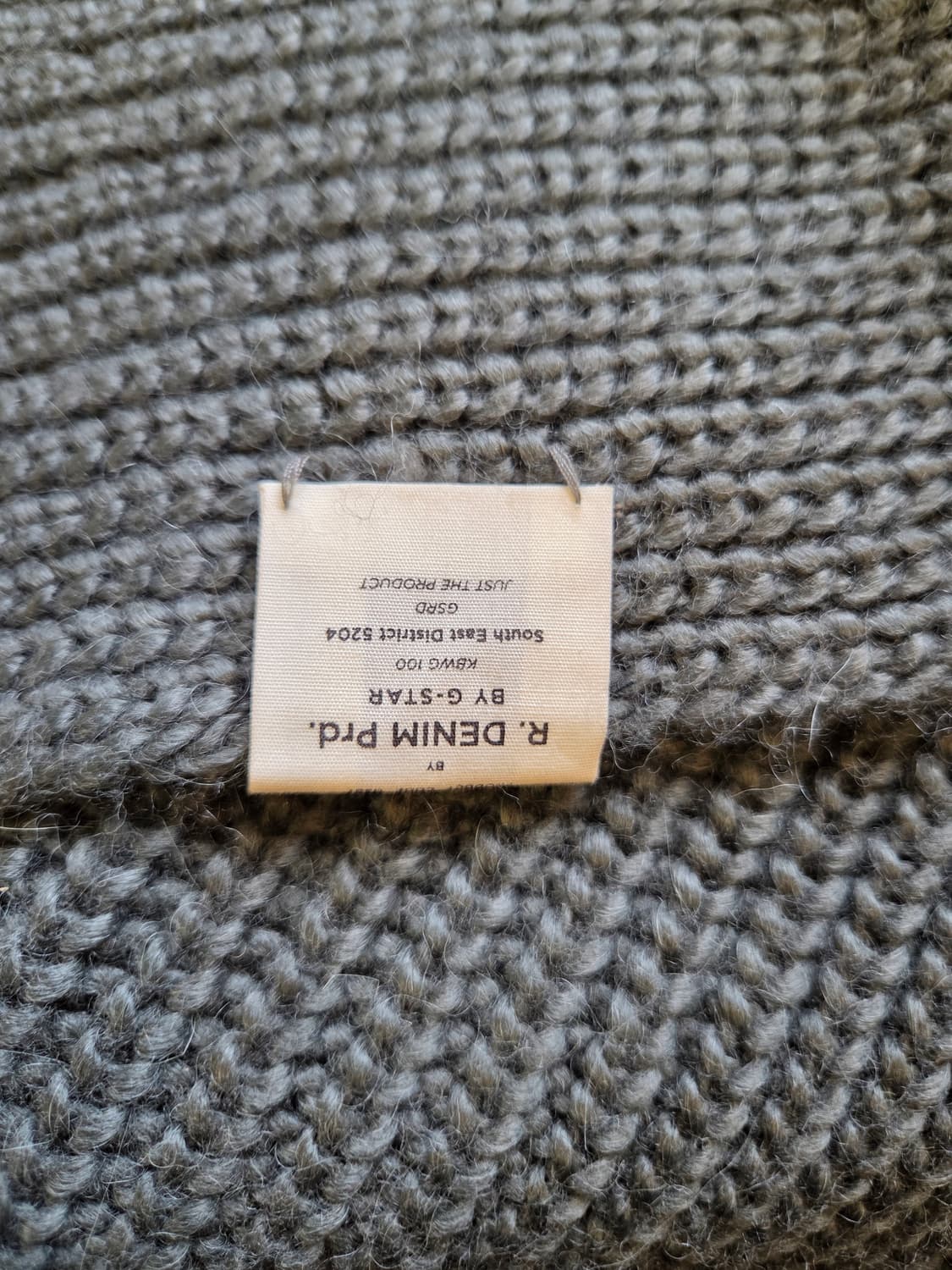 (특별할인가)G-Star RAW 니트 머플러 그린 상품이미지7