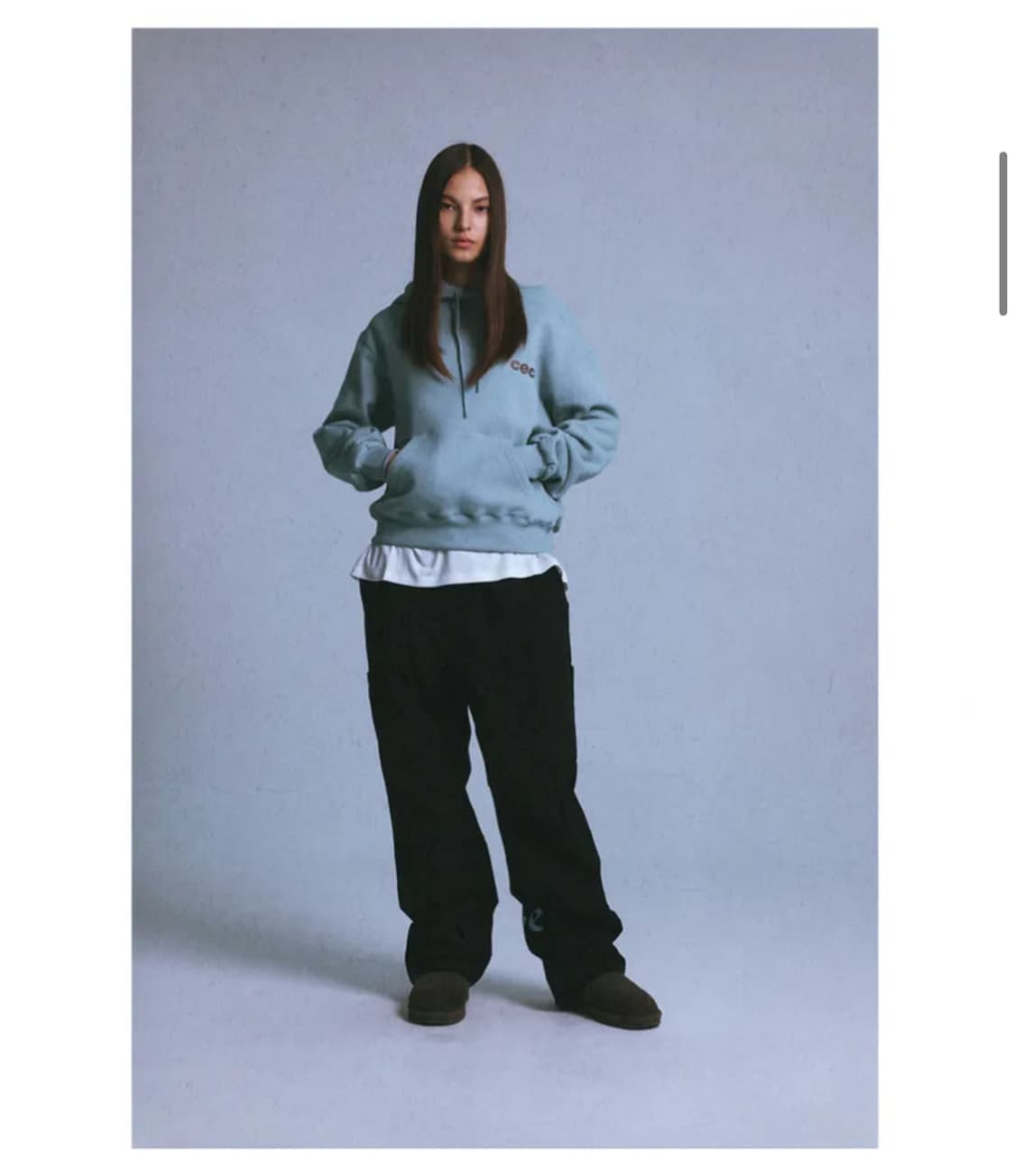 챈스챈스 CEC WOMAN HOODIE(MINT) 상품이미지2