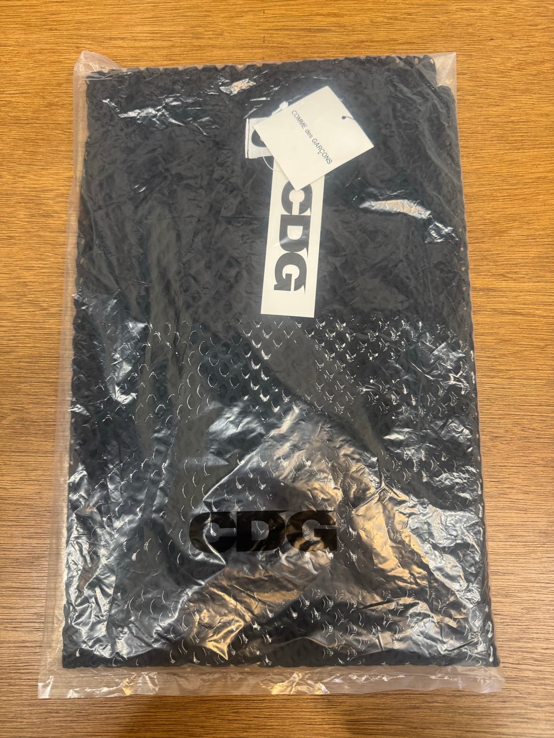 [M][105] 꼼데가르송 CDG 오버사이즈 메쉬 티셔츠 블랙 상품이미지9