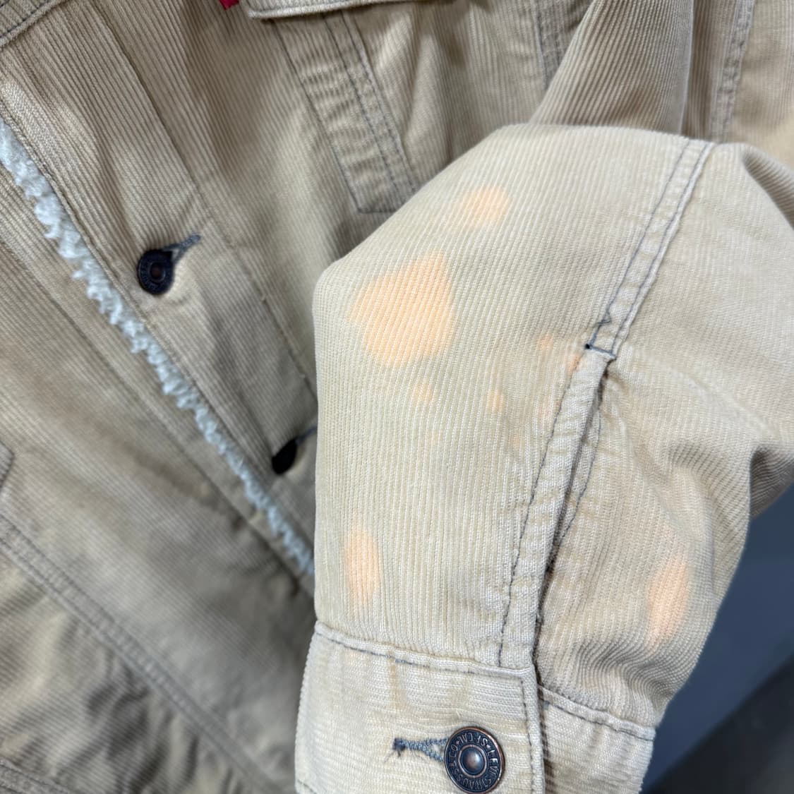 XL 리바이스 Levis 70520 코듀로이 쉐르파 트러커 자켓 상품이미지5