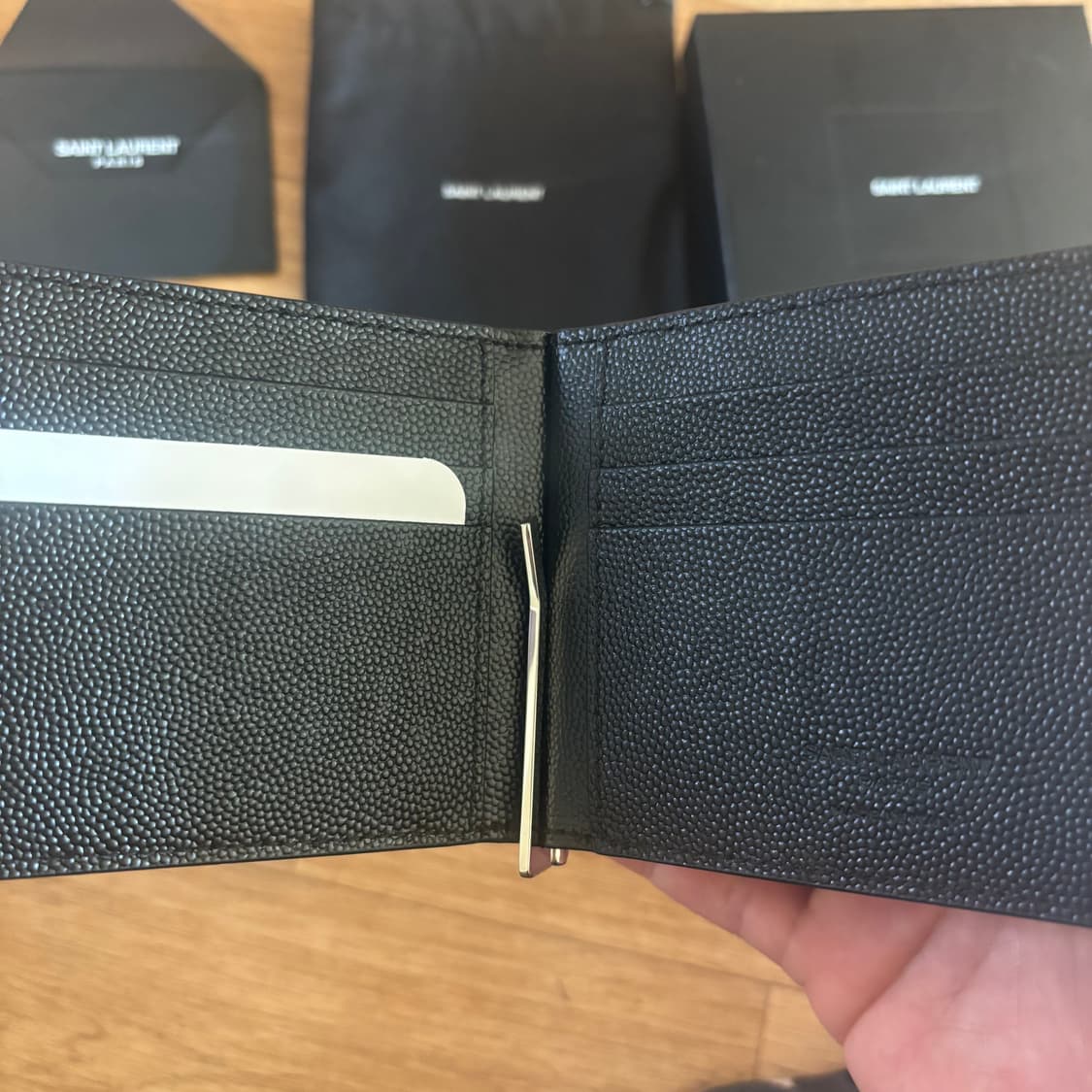 남성 생로랑 머니클립 반지갑 가격내렸습니다ㅎ 상품이미지9