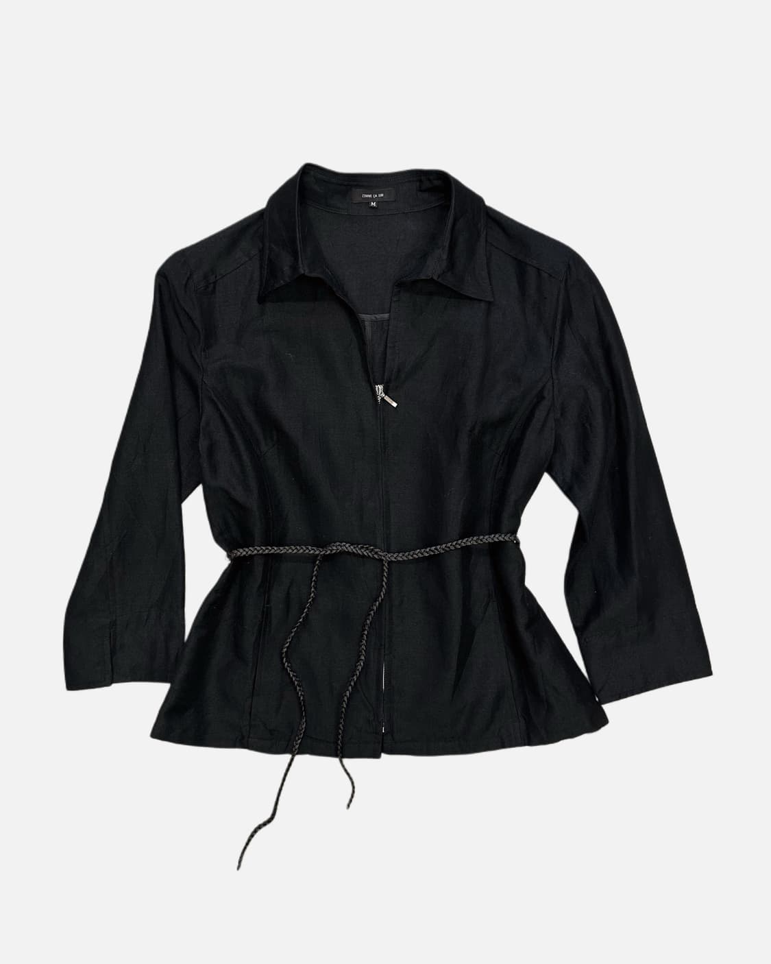 COMME CA ISM belted zip-up shirt 상품이미지2
