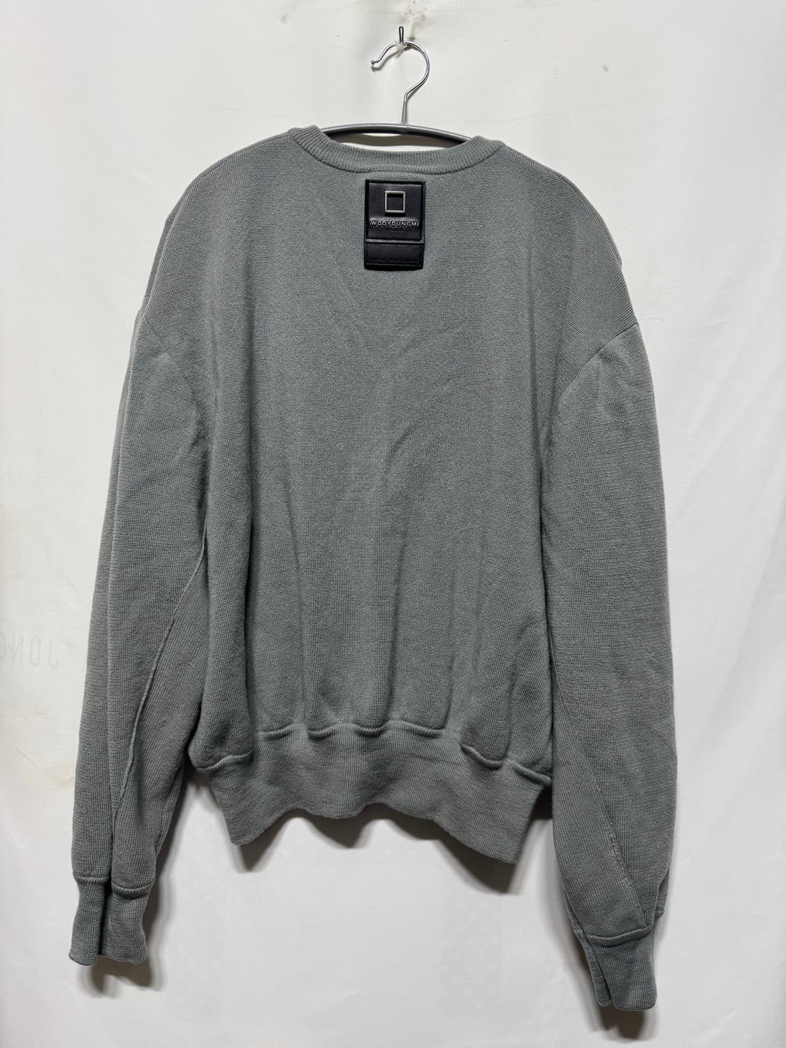 48 우영미 스퀘어 텍션지 니트 상품이미지2