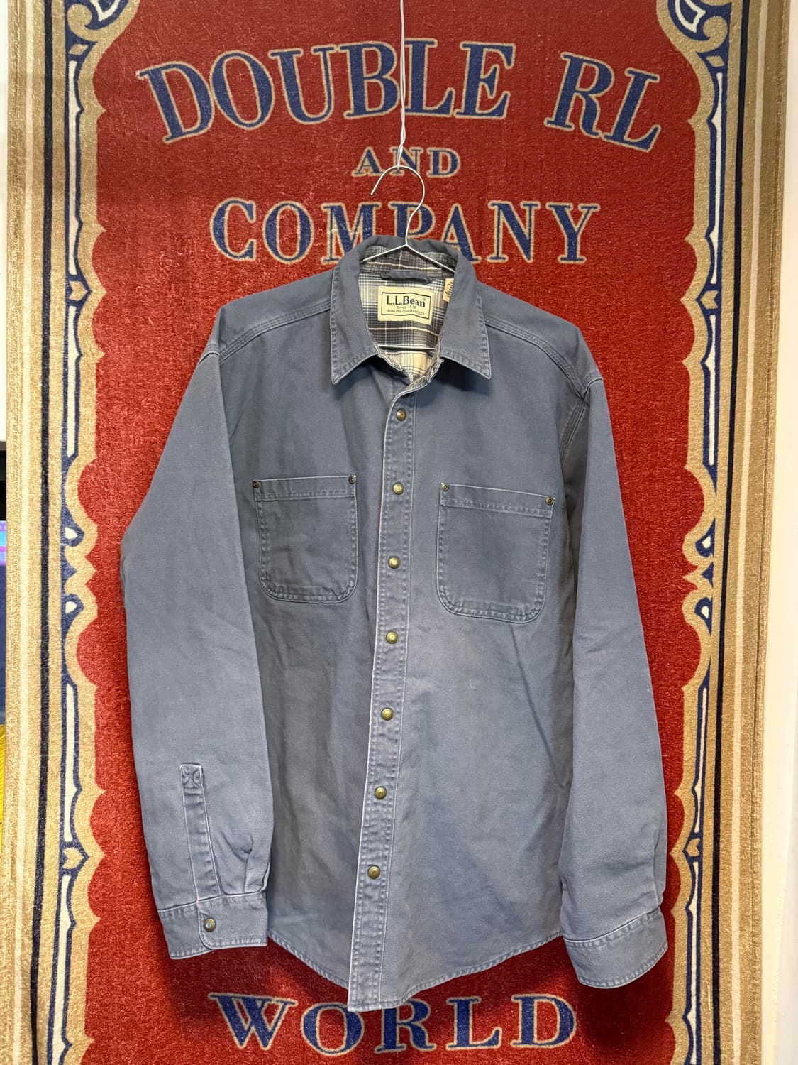 L.L.Bean Cotton shirts L size 상품이미지1