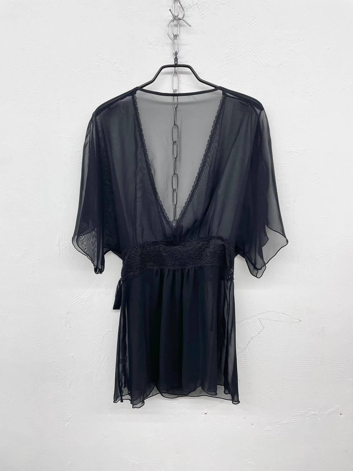 베라왕 블랙 시어 로브 상품이미지6