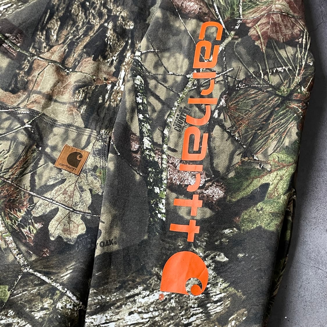 CARHARTT 칼하트 빈티지 카키 패턴 코튼 후드티 A00431 상품이미지7