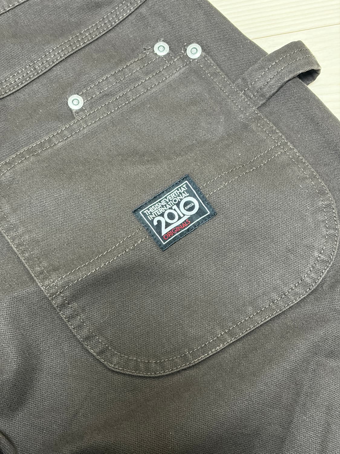 디스이즈네버댓 패널드 팬츠 브라운 M 상품이미지4