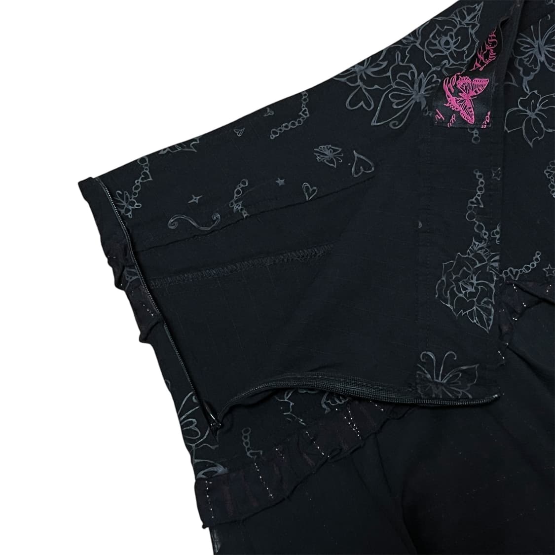 에이치나오토 블랙 고딕 프릴 미니스커트 상품이미지6