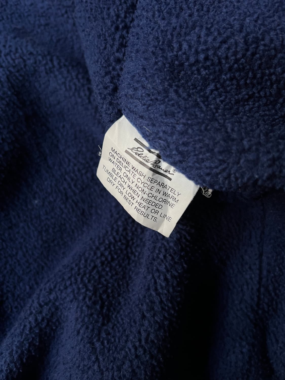 [XL]80's 에디바우어 Made in USA 나일론 쉘드 웜업 자켓 상품이미지7